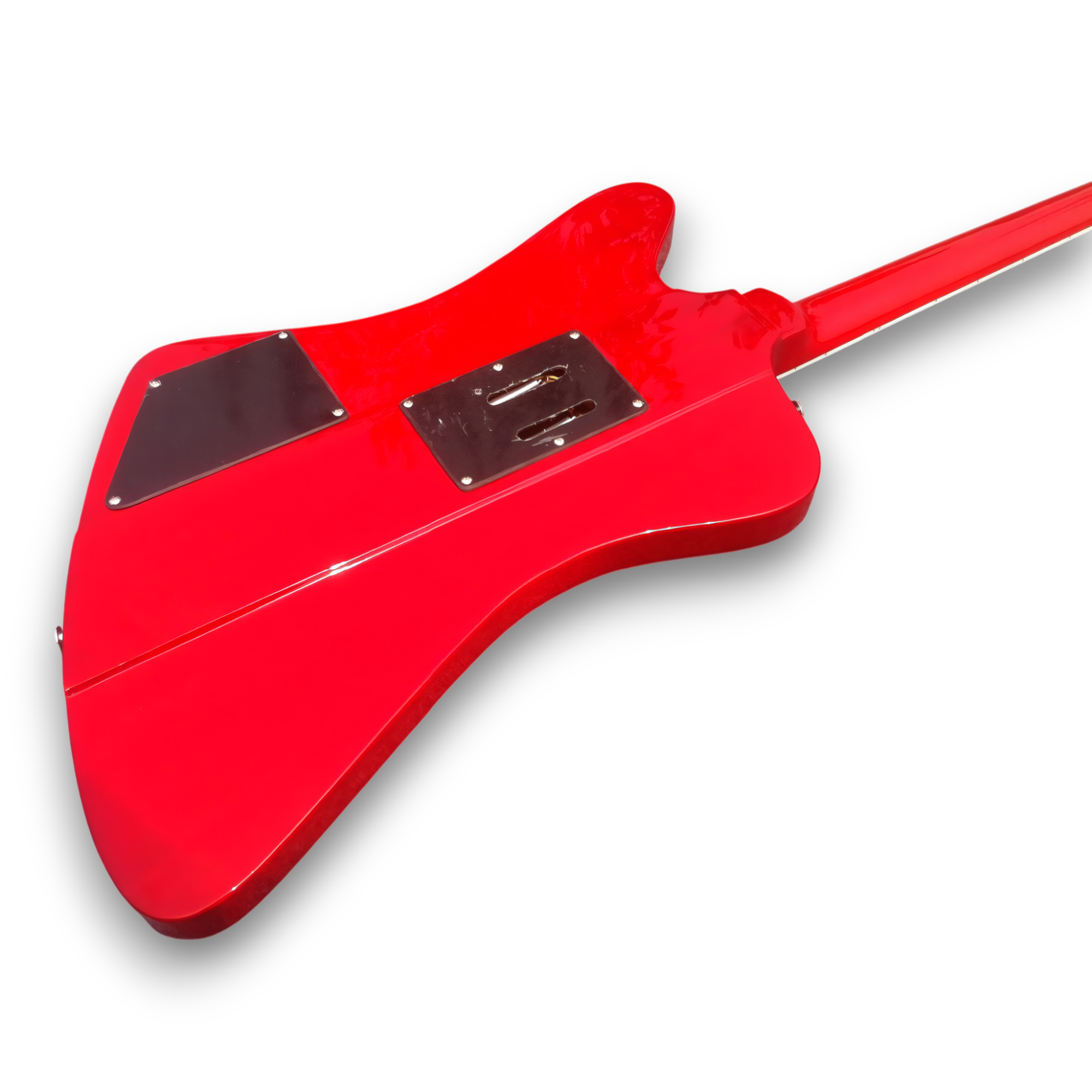Custom Made Red Firebird Style 6 Strings Electric Guitar - Image 3