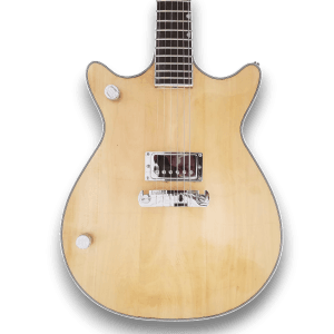 Custom Made Natural Wood Color Left Handed Malcolm Young G6131 Style 6 Strings Electric Guitar - Image 2