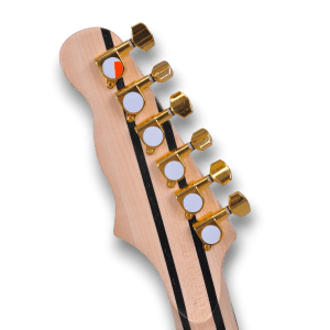 Custom Made Neck Through 6 Strings Black Matt Finish Electric Guitar - Image 6