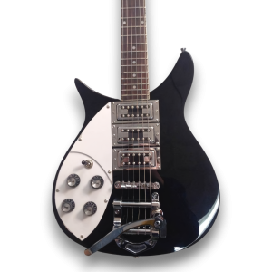 Custom Made Black 325 Style 6 Strings Left Handed Electric Guitar