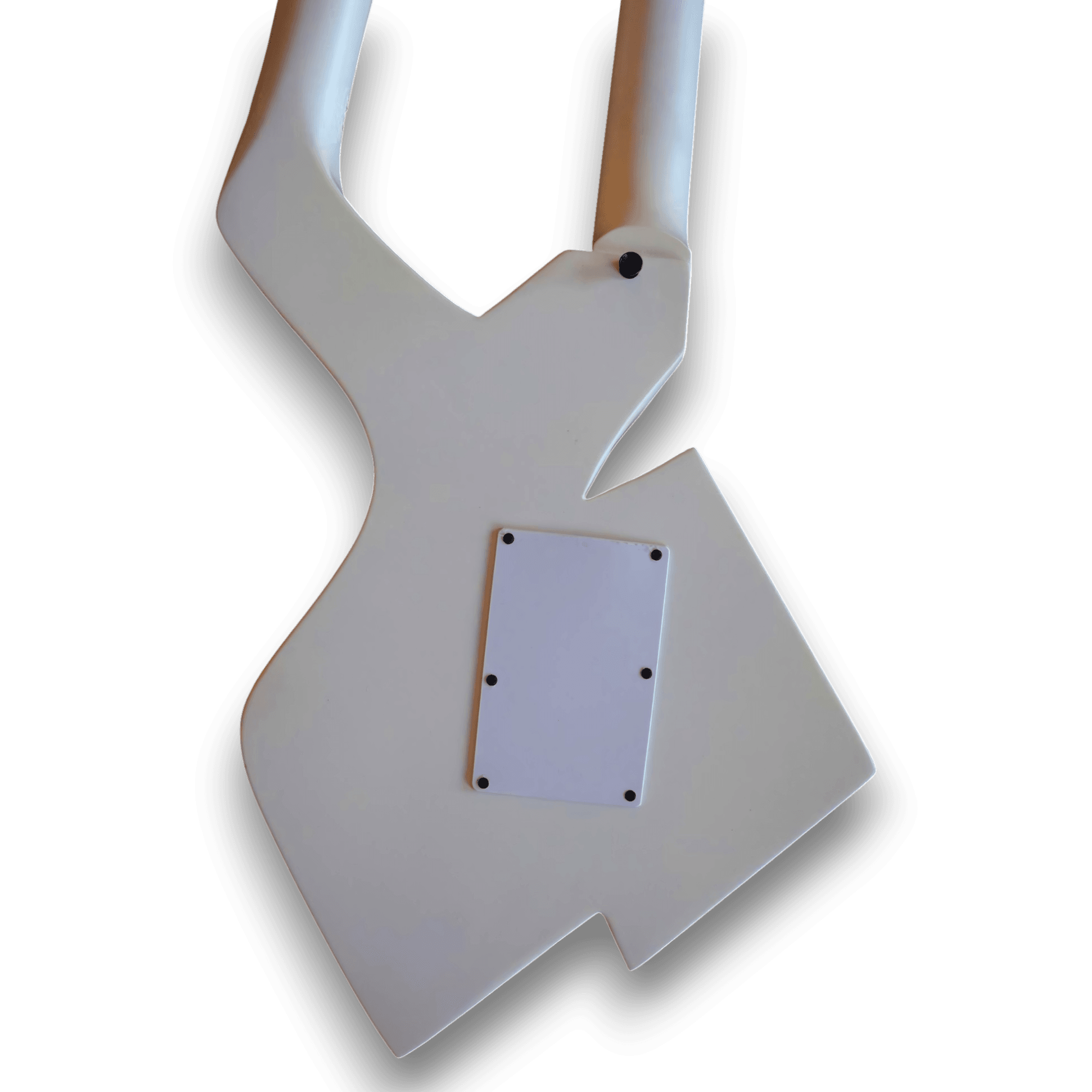 Custom Made Prince Model C Style White 6 Strings Electric Guitar - Image 5
