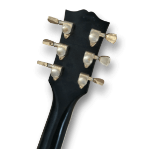 Custom Made Black Heavy Relic Cracking Painting LP Style 6 Strings Electric Guitar - Image 8