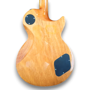 Custom Made Flame Maple Top Left Handed Ocean Water LP Style 6 Strings Electric Guitar - Image 6