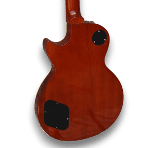 Custom Made Natural Walnut Wood LP Style 6 Strings Electric Guitar - Image 3