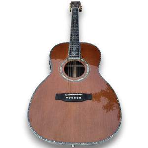 Custom Made D45 Style Abalone Binding and Inlay Fishman Pickup Acoustic Guitar