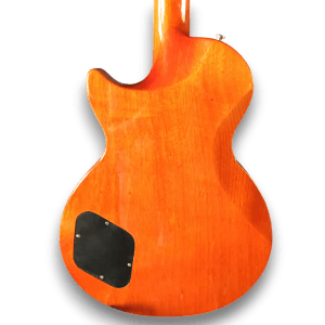 Custom Made Cherry Sunburst Flame Maple Top LP Style 6 Strings Electric Guitar - Image 4