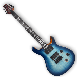 Custom Made Quilted Maple Top Blue Burst 6 Strings Electric Guitar - Image 2