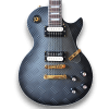 Custom Made LP Style 6 Strings Gray Diamond Plate Electric Guitar