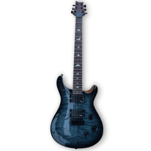Custom Made Quilted Maple Top Mark Holcomb Blue Burst Style 6 Strings Electric Guitar - Image 2