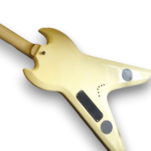 Custom Made Cream Zakk Wylde Style Bullseye 6 Strings Electric Guitar - Image 4