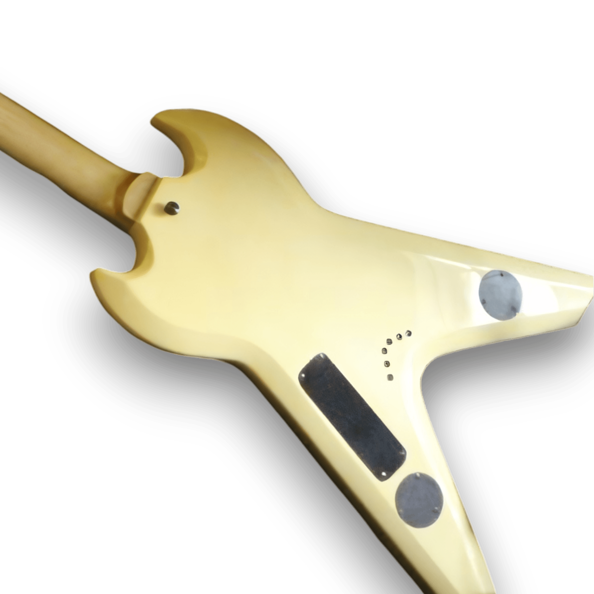 Custom Made Cream Zakk Wylde Style Bullseye 6 Strings Electric Guitar - Image 4