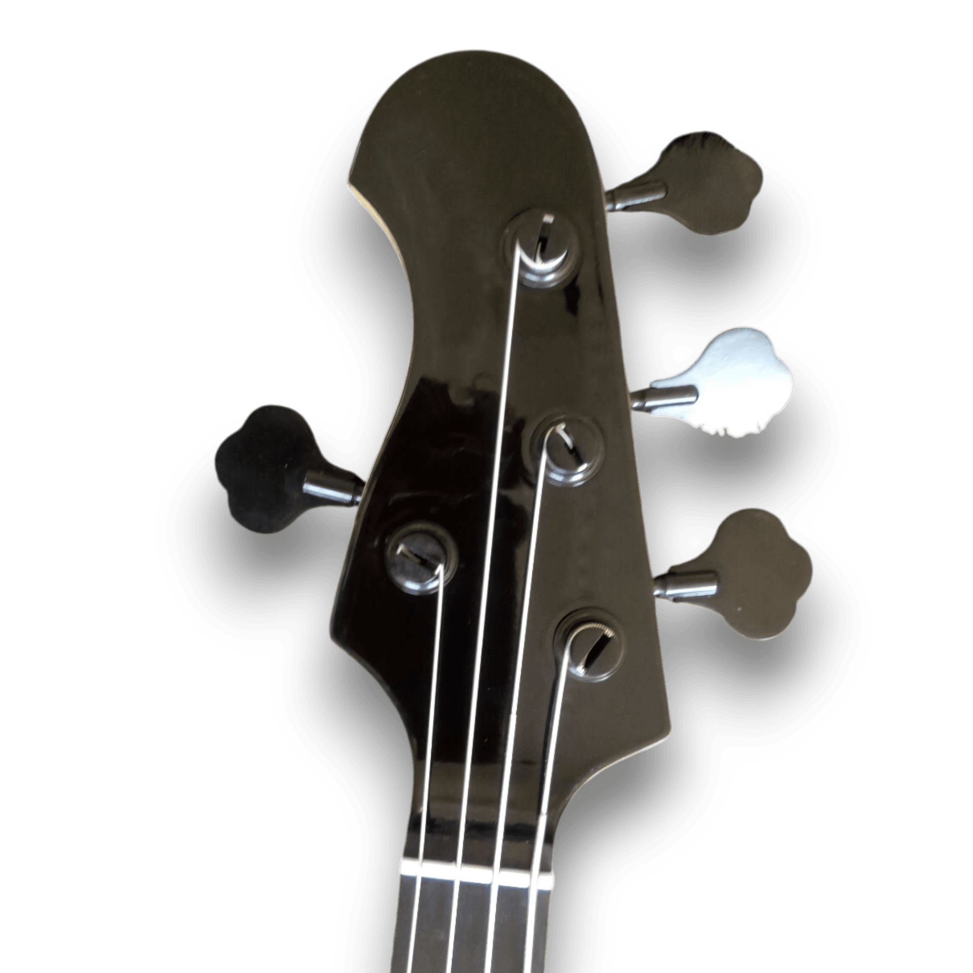 Custom Made Green Black Burst Style 4 Strings Left Handed Electric Bass - Image 4