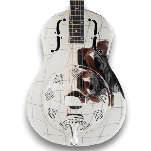 Custom Made Metal Body Resonator Guitar
