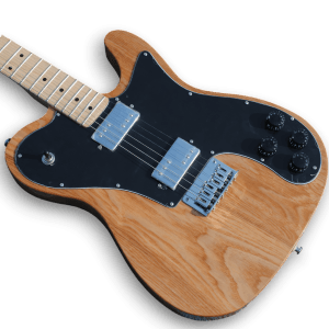 Custom Made Deluxe Natural Wood Tele Style Electric Guitar