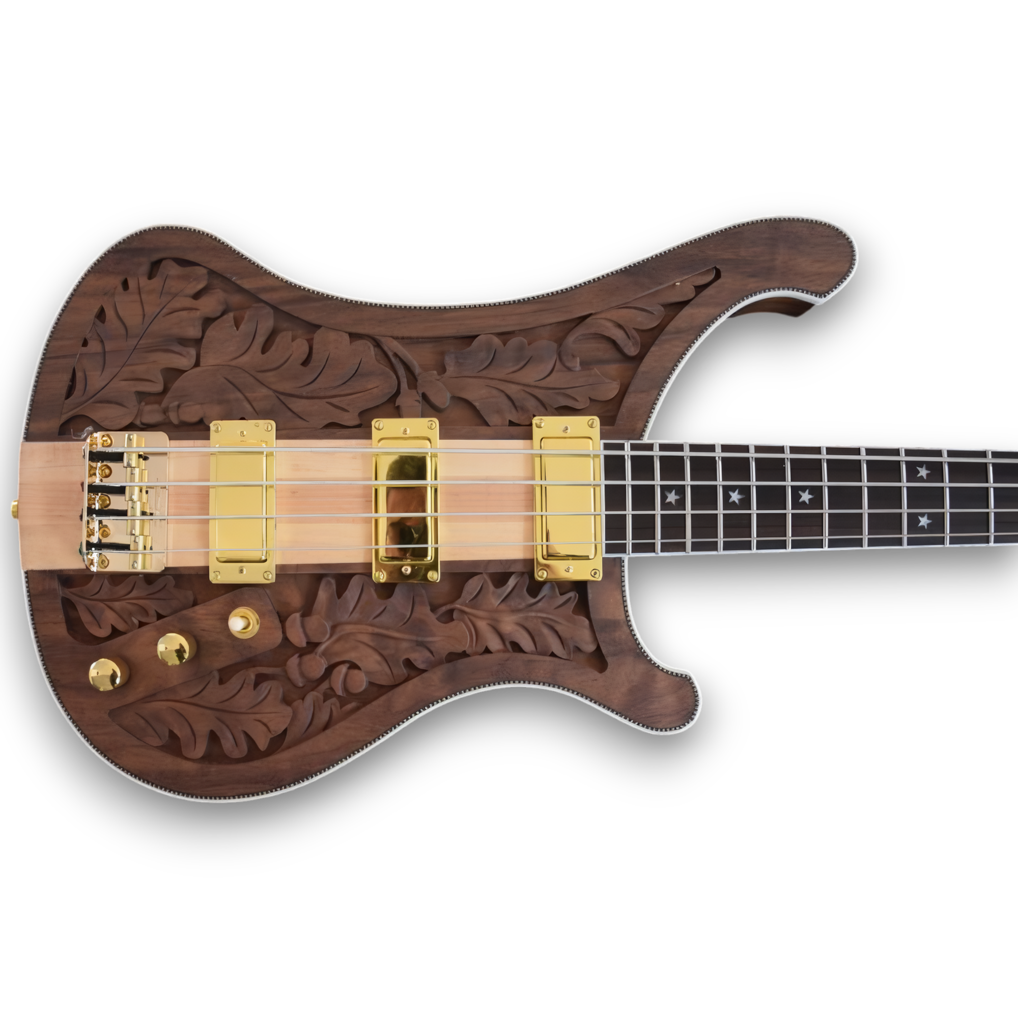 Custom Made 4004LK Neck-Through-Body Lemmy Kilmister Style 4 Strings Electric Bass