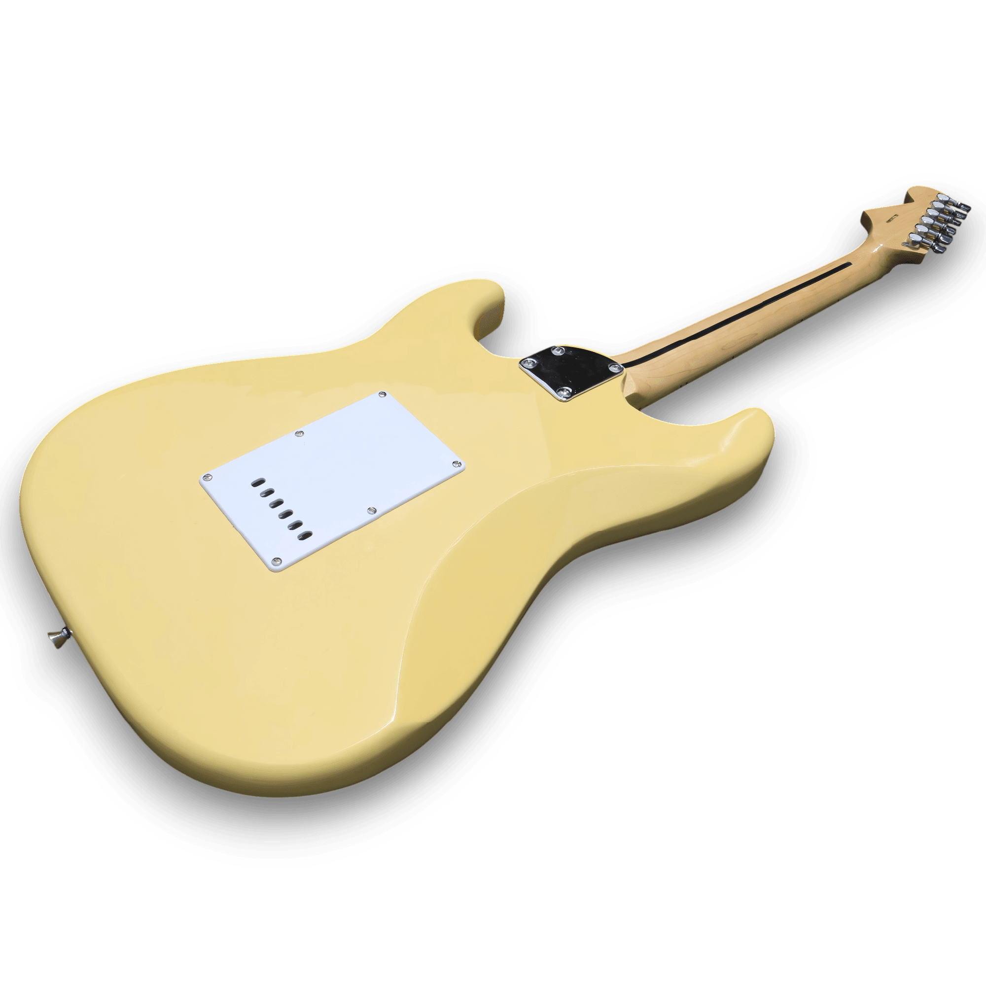 Custom Made Citron Vanilla Cream Style Electric Guitar - Image 3