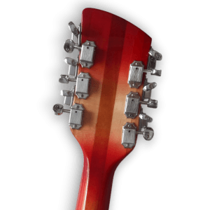 Custom Made Semi-Hollow Fireglo 360 Style 12 String Electric Guitar - Image 8