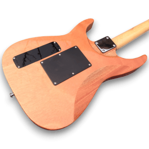 Custom Made Natural Quilted Maple Top 6 Strings Electric Guitar - Image 3