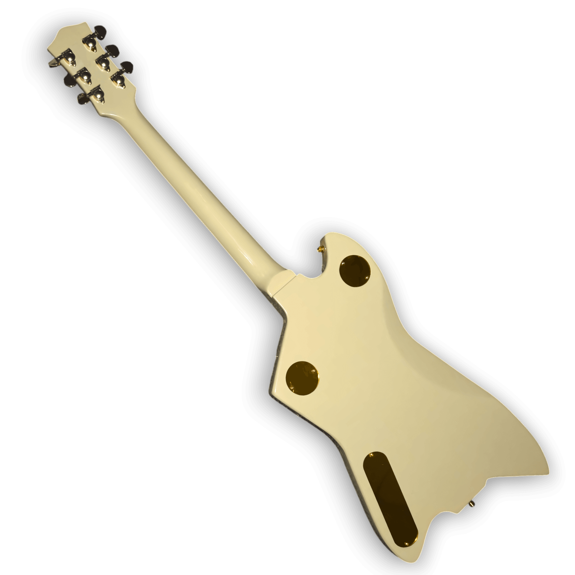 Custom Made Cream White Thunderbird Style Billy Bo 6 Strings Electric Guitar - Image 3