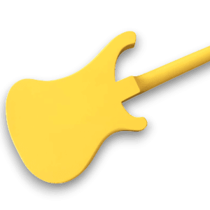 Custom Made Chris Squire Style Cream Left Handed 4001 Style 4 Strings Electric Bass - Image 4