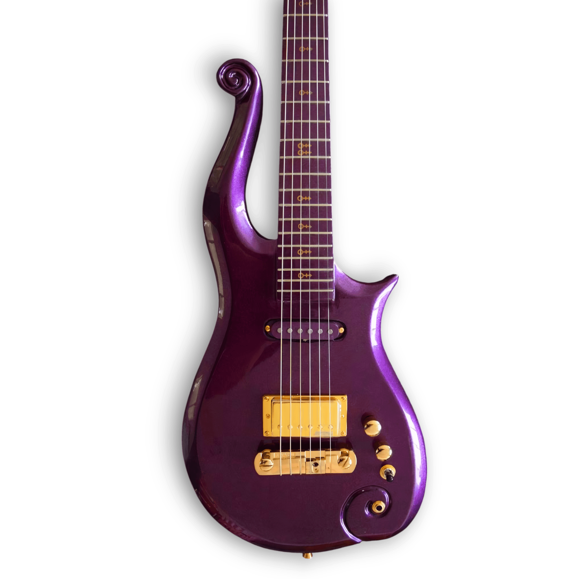 Custom Made Prince Cloud Style Purple Electric Guitar