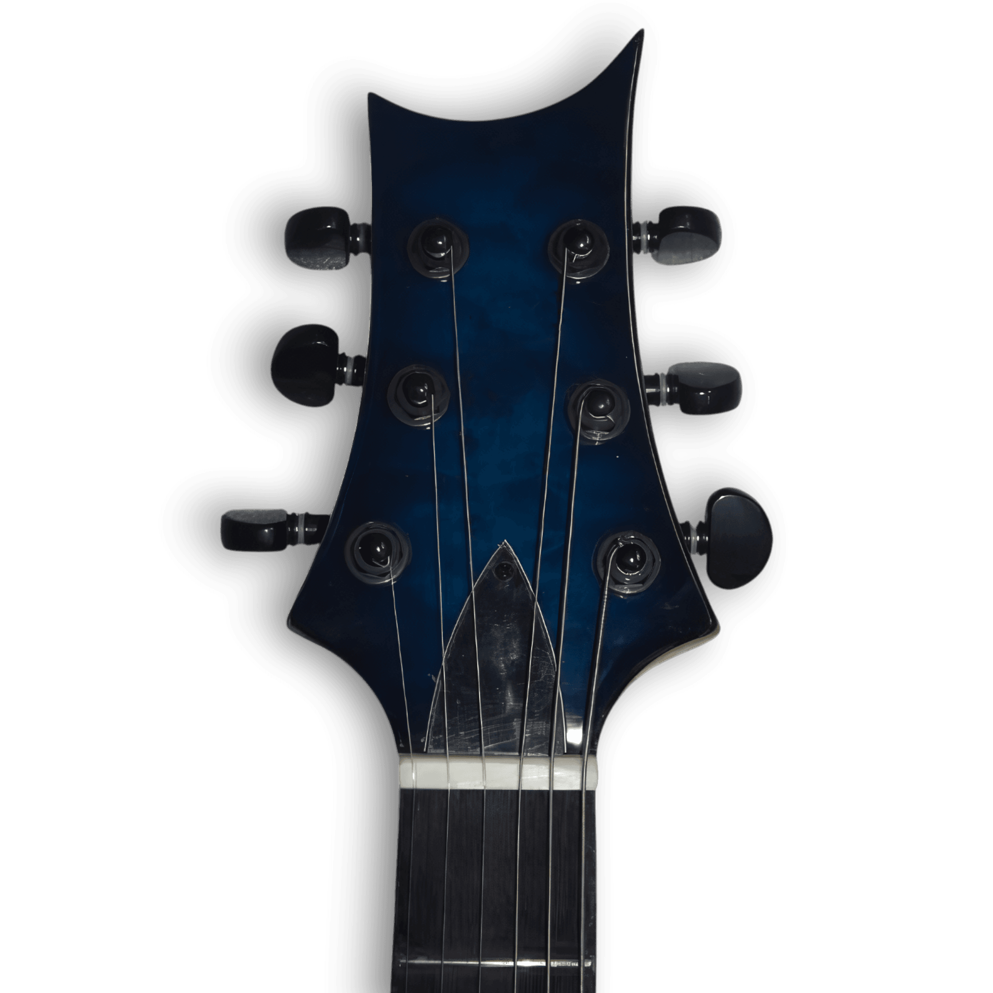 Custom Made Blue Burst Left Handed Quilted Maple Top 6 Strings Electric Guitar - Image 4