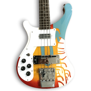 Custom Made McCartney Style Sgt. Pepper 4003 4 Strings Electric Bass Left Handed - Image 2