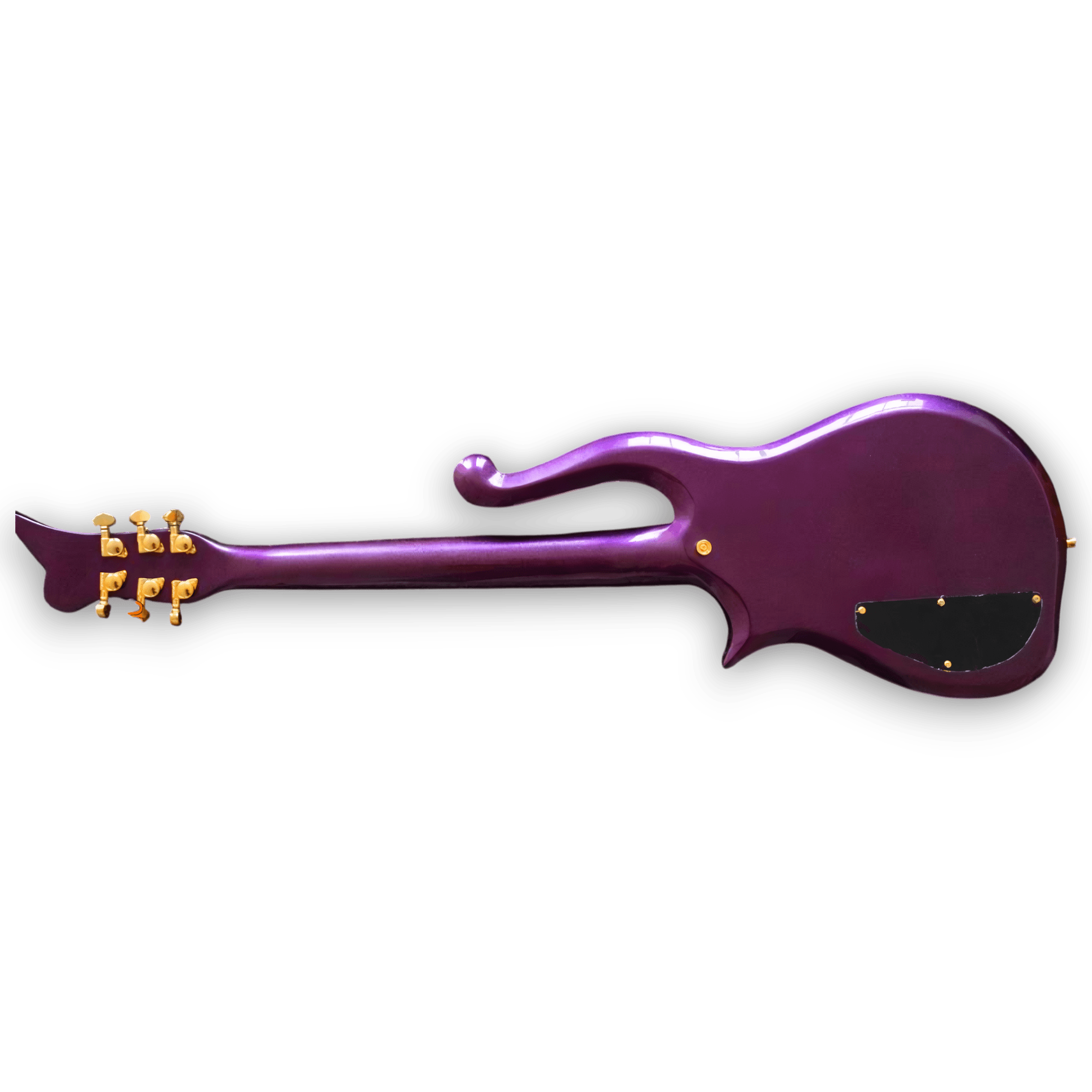 Custom Made Prince Cloud Style Purple Electric Guitar - Image 5