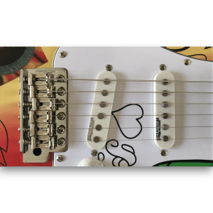 Custom Made Jimi Hendrix Strat Style 6 Strings Electric Guitar - Image 3