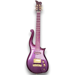 Custom Made Prince Cloud Style Purple 6 Strings Electric Guitar - Image 2