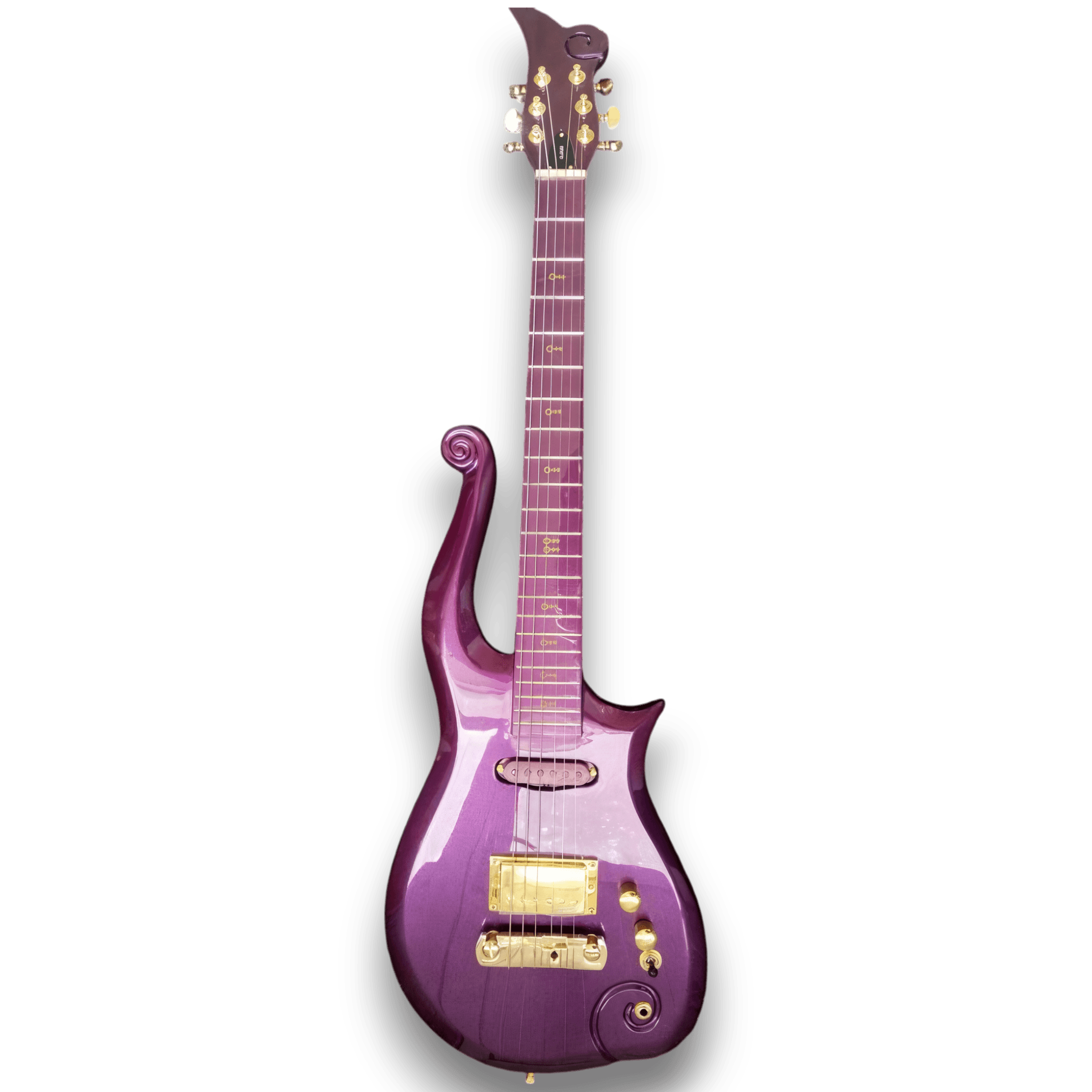 Custom Made Prince Cloud Style Purple 6 Strings Electric Guitar - Image 2