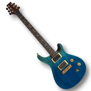 Custom Made Flame Maple Top Aquableux Wrap 6 Strings Electric Guitar