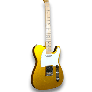 Custom Made Vegas Gold Tele Style Electric Guitar - Image 2