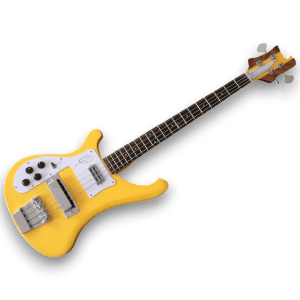 Custom Made Left Handed Chris Squire Style Cream 4001 Style 4 Strings Electric Bass - Image 2