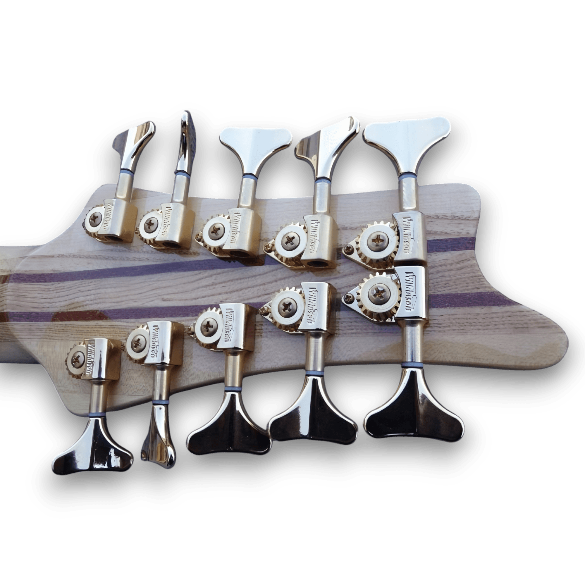 Custom Made Bass 10 Strings Emperor Style with Spalted Maple Top Electric Bass - Image 7