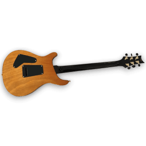 Custom Made Natural Wood Finish Burl Maple Top 6 Strings Electric Guitar - Image 4