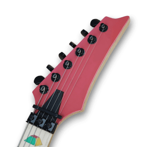 Custom Made Steve Vai Style Shocking Pink Style 6 Strings Electric Guitar - Image 4