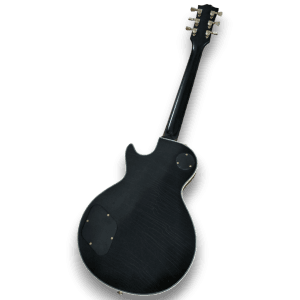 Custom Made Black Heavy Relic Cracking Painting LP Style 6 Strings Electric Guitar - Image 6