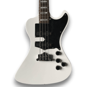 Custom Made White RU Drive Style 4 Strings Electric Bass