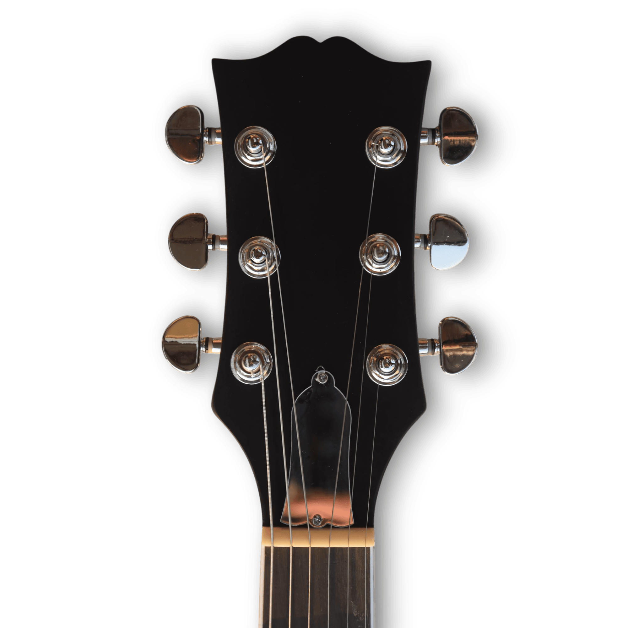 Custom Made Black Matt LP Style Electric Guitar - Image 4