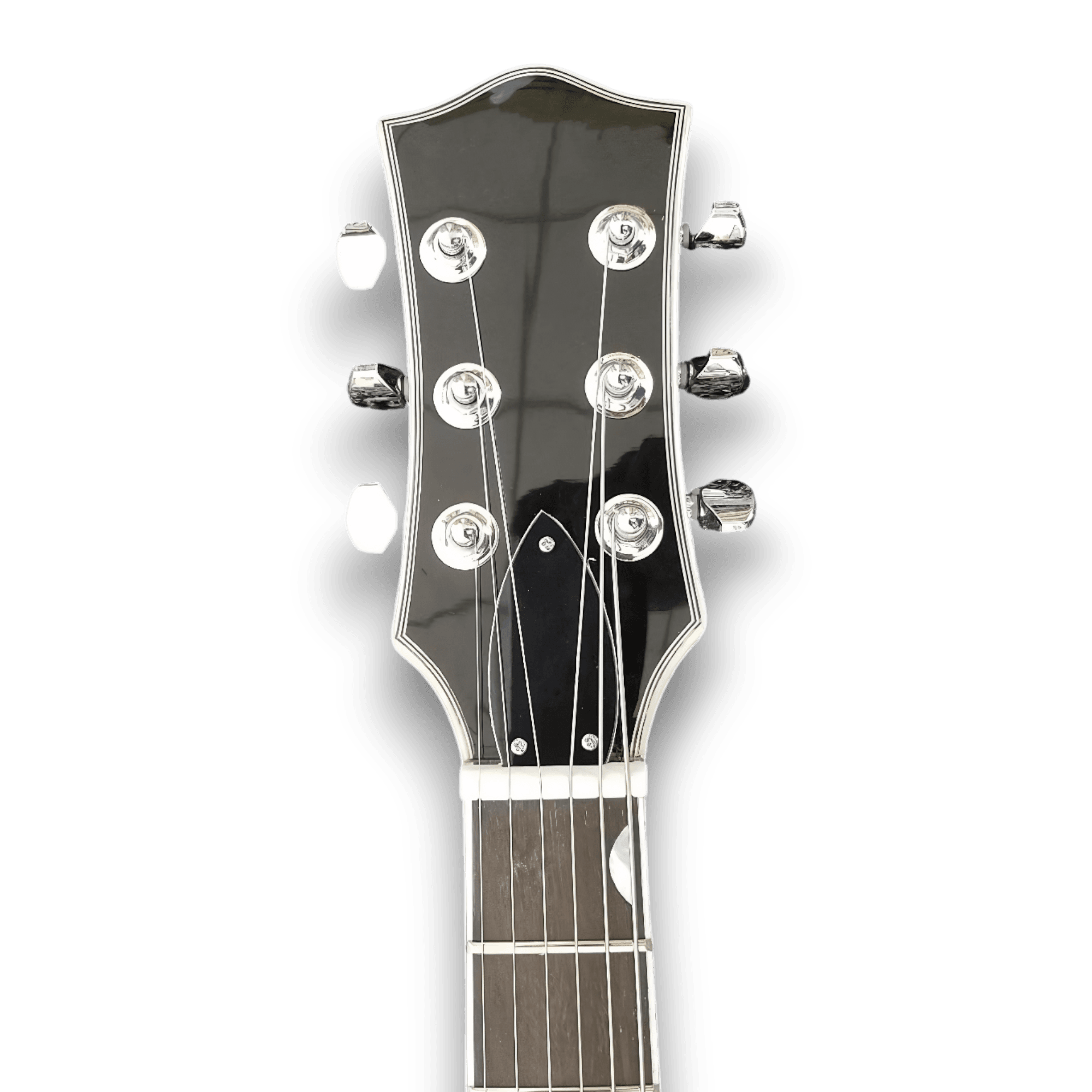 Custom Made Natural Wood Color Left Handed Malcolm Young G6131 Style 6 Strings Electric Guitar - Image 4