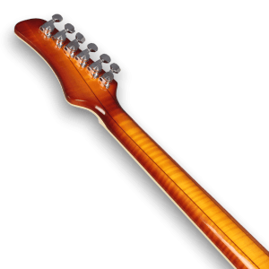 Custom Made Flame Maple Top SRV Style Stevie Ray Orange Sunburst Electric Guitar - Image 4