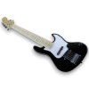 Custom Made Black Jazz Style 6 Strings Electric Bass