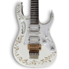 Custom Made Steve Vai Style Tree of Life Inlay White Electric Guitar