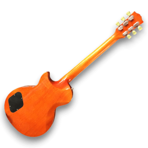 Custom Made Cherry Sunburst Flame Maple Top LP Style 6 Strings Electric Guitar - Image 3