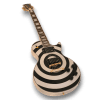Custom Made White Zakk Wylde LP Style Bullseye 6 Strings Electric Guitar