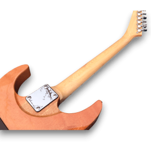 Custom Made Natural Quilted Maple Top 6 Strings Electric Guitar - Image 4