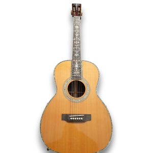 Custom Made Maple Wood Abalone Binding and Inlay D45 Style Acoustic Guitar
