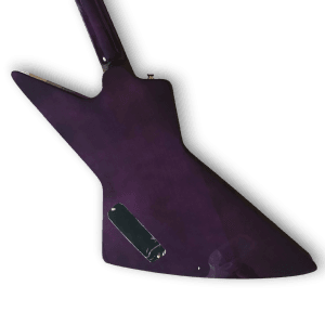 Custom Made Purple Flame Maple Top Explorer Style 6 Strings Electric Guitar - Image 5