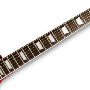 Custom Made LP Style Brown Flame Maple Top Electric Guitar - Image 3